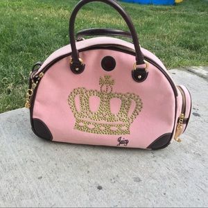 Juicy Couture dog carrier
